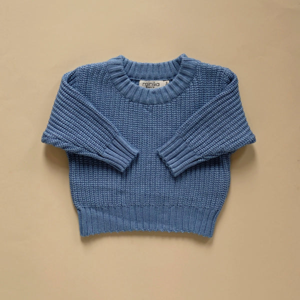 Chandail de tricot - Indigo