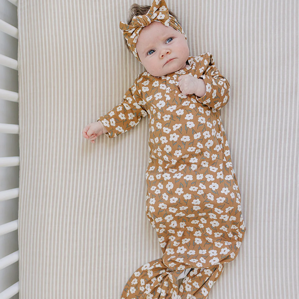 Dormeuse - Mustard floral