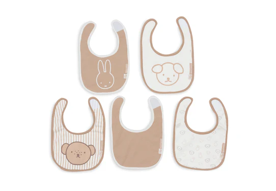 Lot de 5 bavoirs imperméables - Miffy