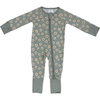 Pyjama en bambou - Pieds repliables - Daisy vert pâle