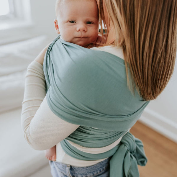Bamboo baby carrier - Turquoise