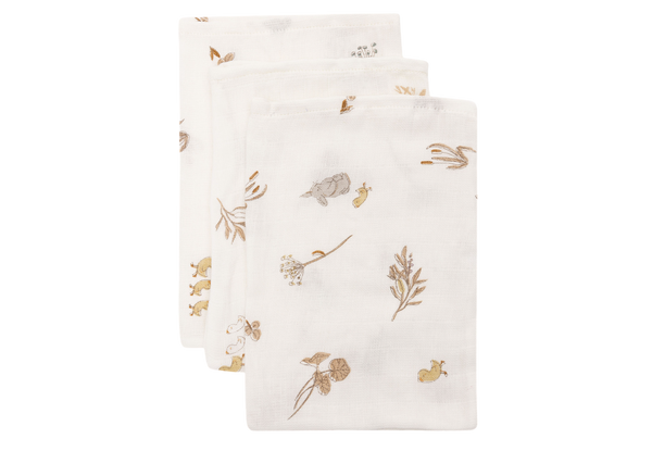 Ensemble de gants de toilette en mousseline - Riverside