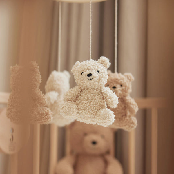 Baby mobile - Teddy bear biscuit/natural