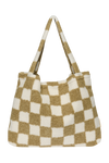Sac fourre-tout chunky - Toast checked