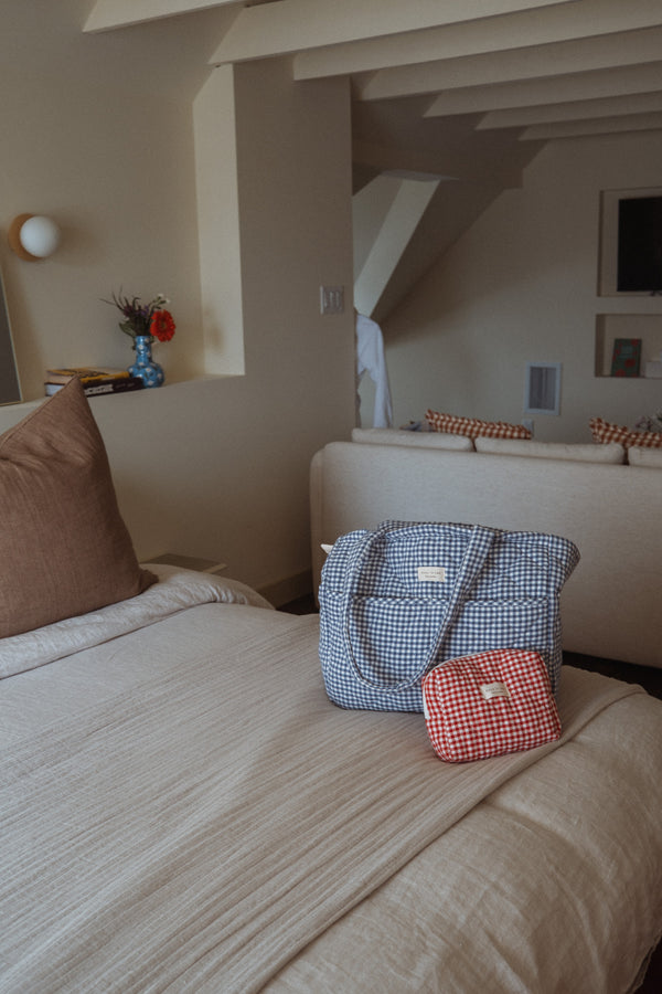 Sac à couches - Vichy marine