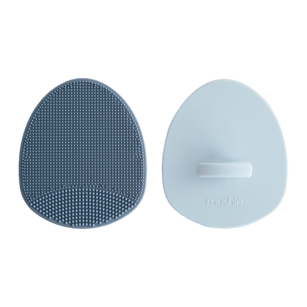 Cradle cap brush 2-pack - Tradewinds/Periwinkle