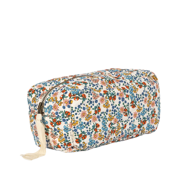 Small quilted toiletry bag - Bibi fleur