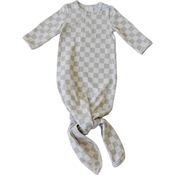 Dormeuse - Taupe checkered