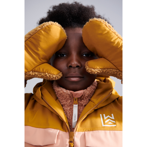 Grethe pile gloves - Golden caramel