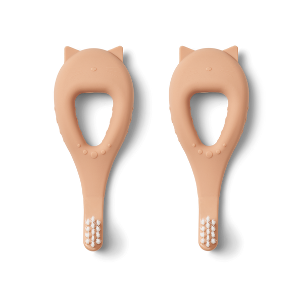 Janelle bear toothbrush - Pack of 2 - Tuscany rose