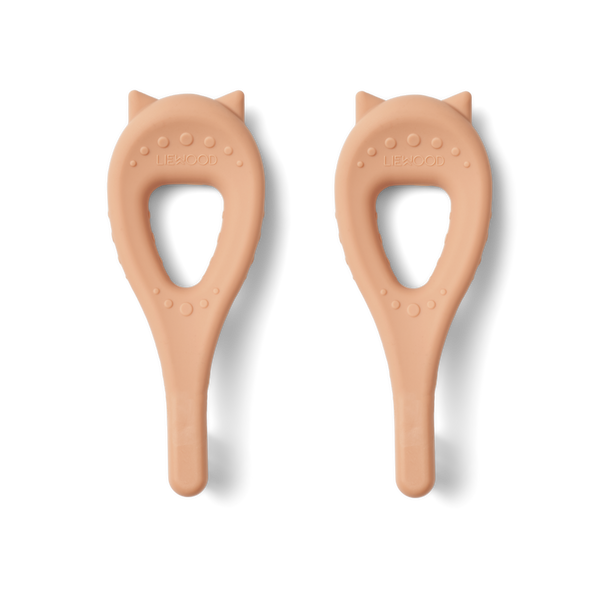 Janelle bear toothbrush - Pack of 2 - Tuscany rose