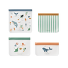 Ensemble de 4 sacs de rangement/collation étanches - Créatures de la mer