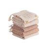 Muslin Cotton Washcloth 5-Pack - Rainbows