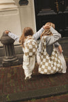 Sac fourre-tout chunky - Toast checked