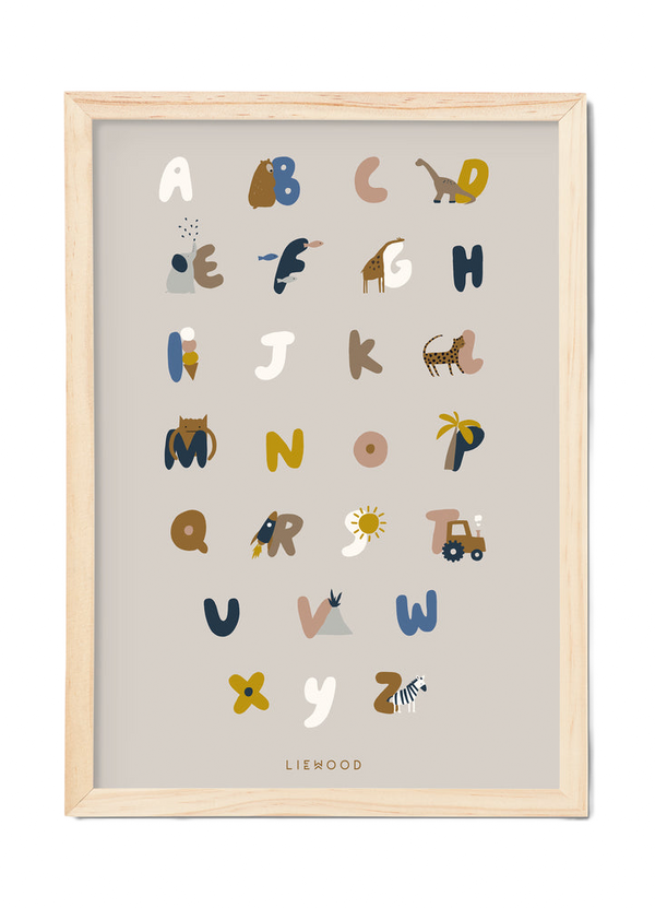 Affiche 50x70cm - Beverly - Alphabet