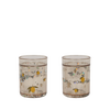 2 pack glitter cups - Lemon