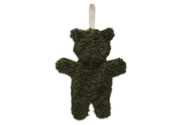 Pacifier cloth Teddy bear - Green leaf 