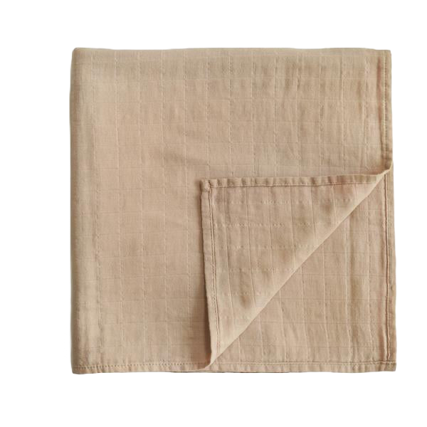 Muslin swaddle - Pale taupe