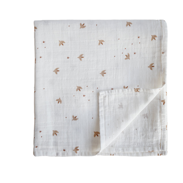 Mousseline coton bio - Sparrow