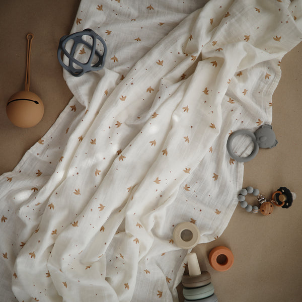 Mousseline coton bio - Sparrow