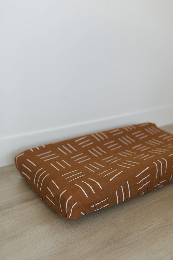 Mustard changing pad cover
