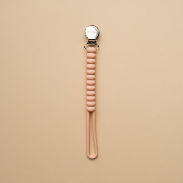 Silicone soother clip