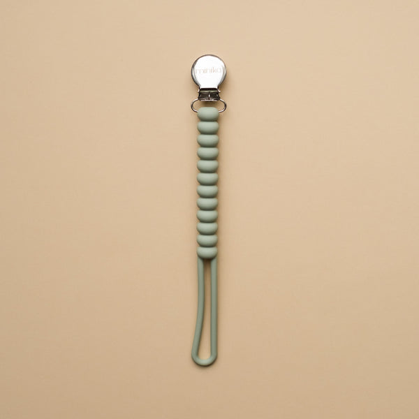 Silicone soother clip