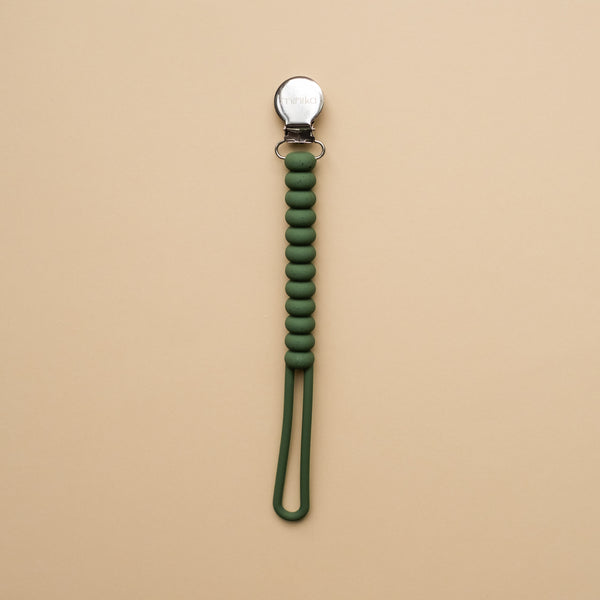 Silicone soother clip