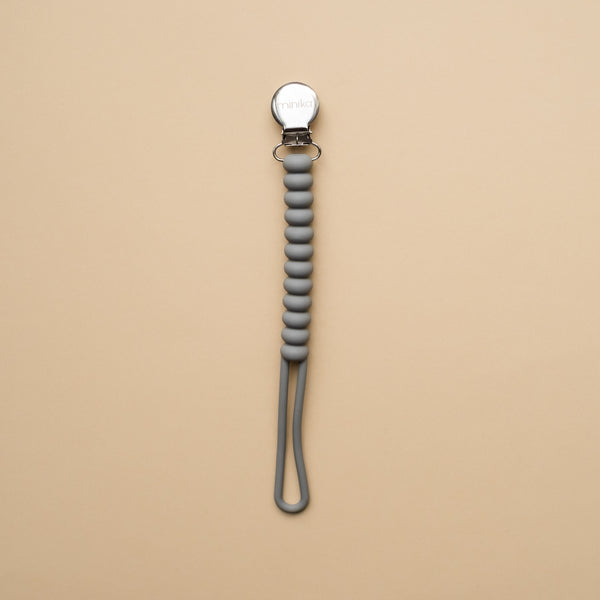 Silicone soother clip