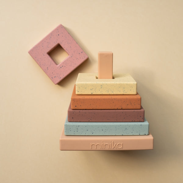 Tour à empiler en silicone - Speckle