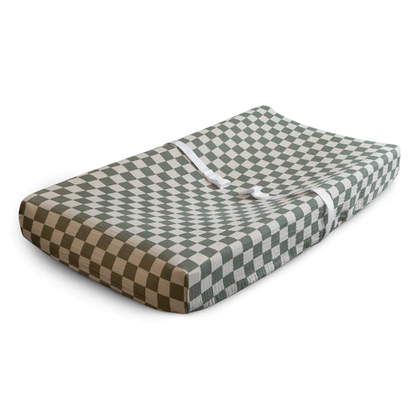 Changing pad cover - Olive check