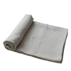 Mousseline coton bio - Sage stripe