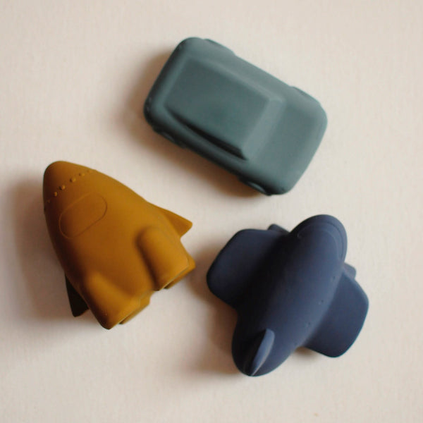 Jacob bath toys 3 pack - Blue mix 