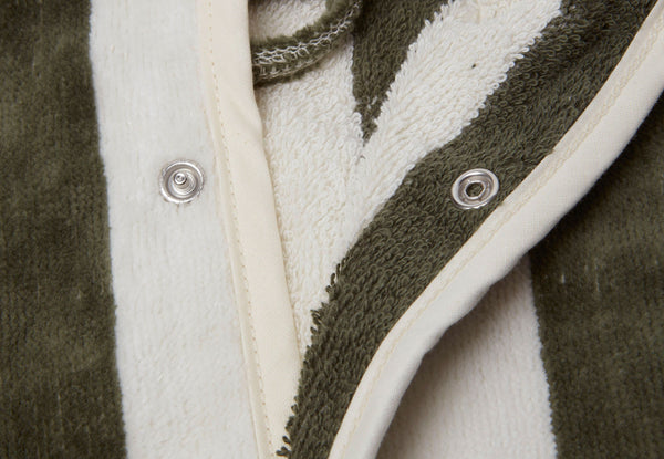 Peignoir - Vert rayé