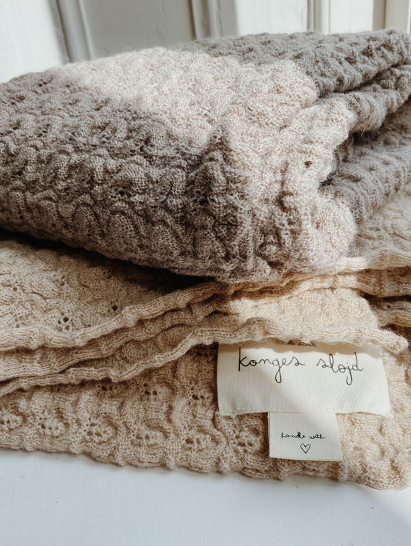 Couvertures tricot et laine