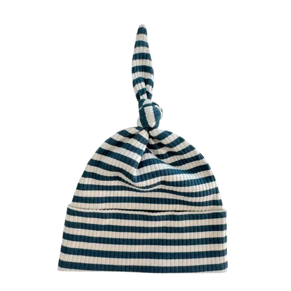 Bonnet - Steel blue stripe