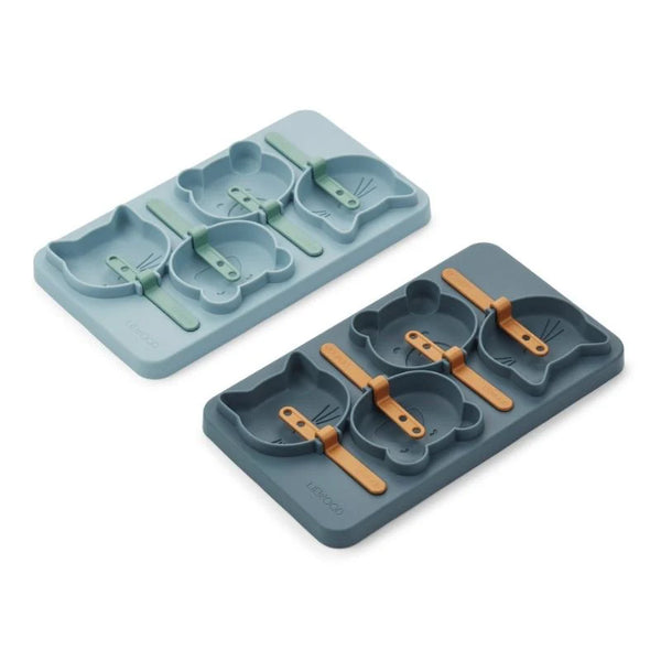 Moules à sucette glacée - Whale blue multi mix