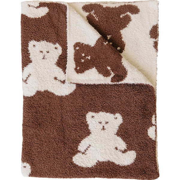 Teddy bear plush blanket (2 sizes)