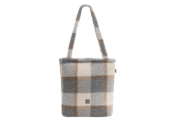 Diaper bag shopper - Boucle check