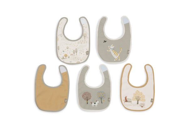 Bib jersey waterproof - Animal friends - 5 pack