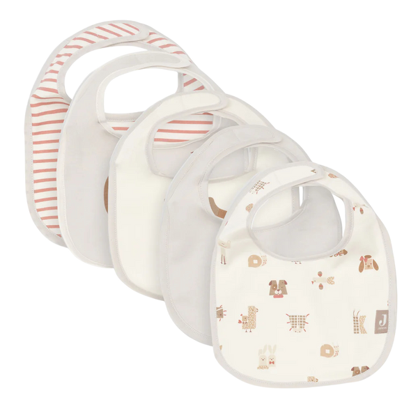 Bib jersey waterproof - Animal friends - 5 pack