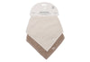 Bib bandana - Sand\Milky coffee - Pack of 2