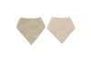 Bib bandana - Soft matcha\Sand - Pack of 2