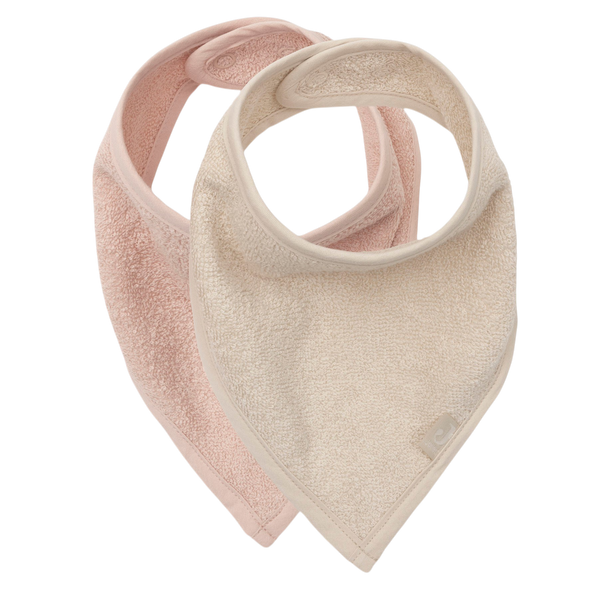 Bavoirs - Silk rose/Sand