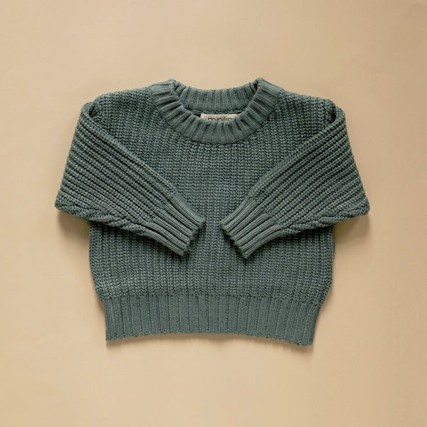 Knit sweater - Fall green
