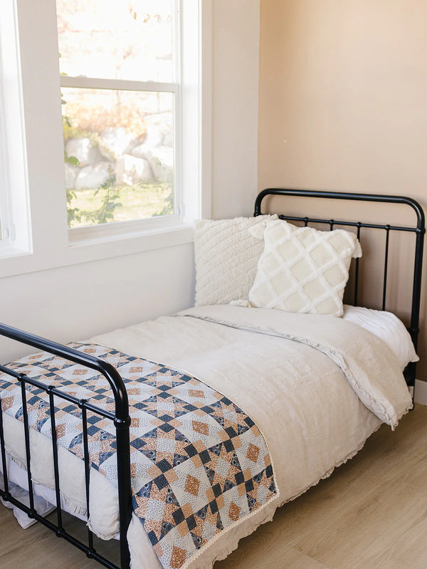 Courtepointe lit simple - Patchwork