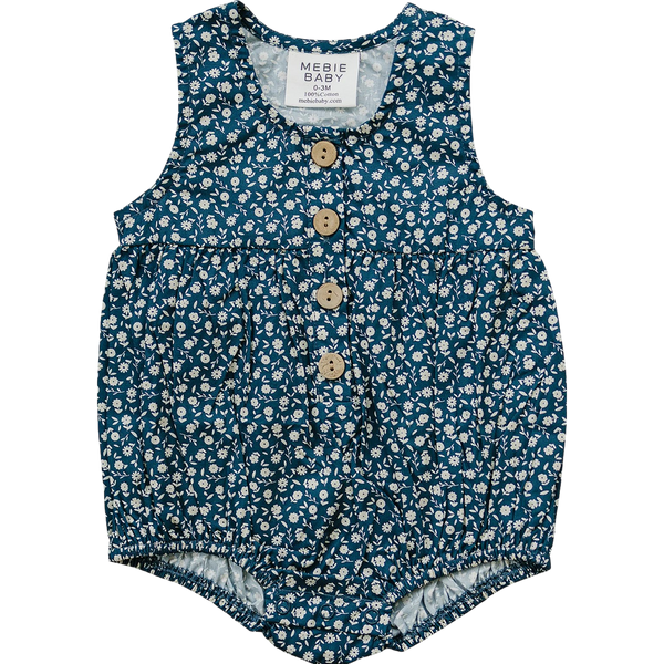 Golden meadow bubble romper