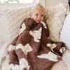 Teddy bear plush blanket (2 sizes)
