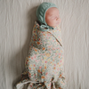 Muslin swaddle - Pastel blooms