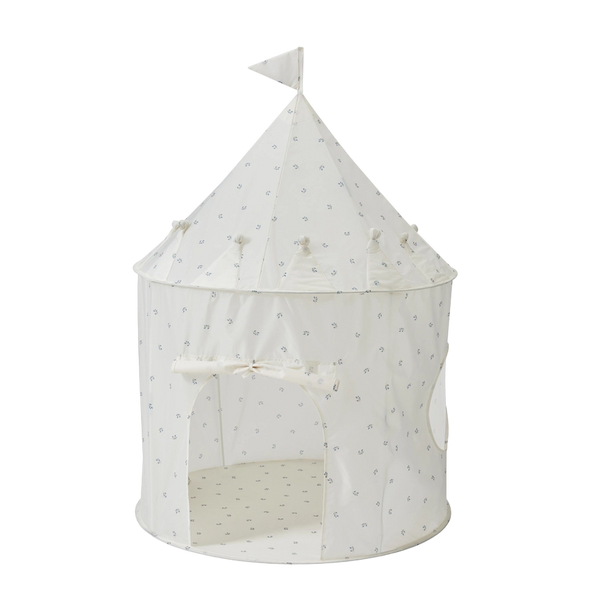 Blueberry Ivory Recycled Fabric Play Tent